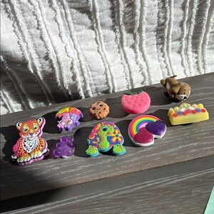 Crocs Jibbitz Charms Set - Colorful Animals and Treats!